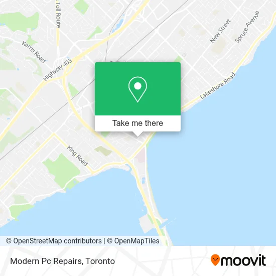 Modern Pc Repairs map