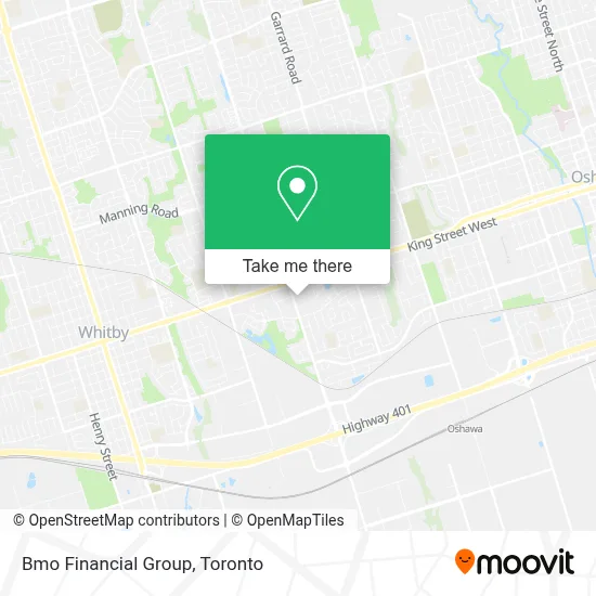 Bmo Financial Group map