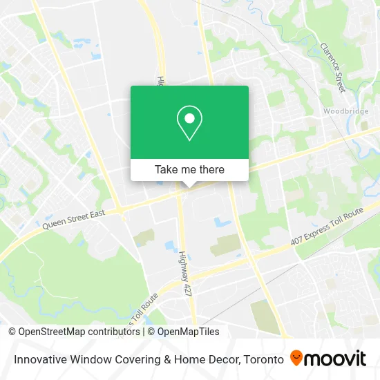 Innovative Window Covering & Home Decor map