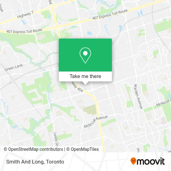 Smith And Long map