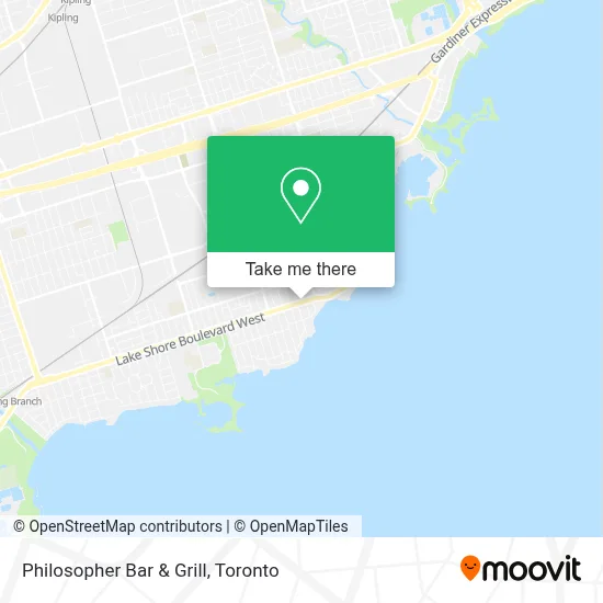 Philosopher Bar & Grill map