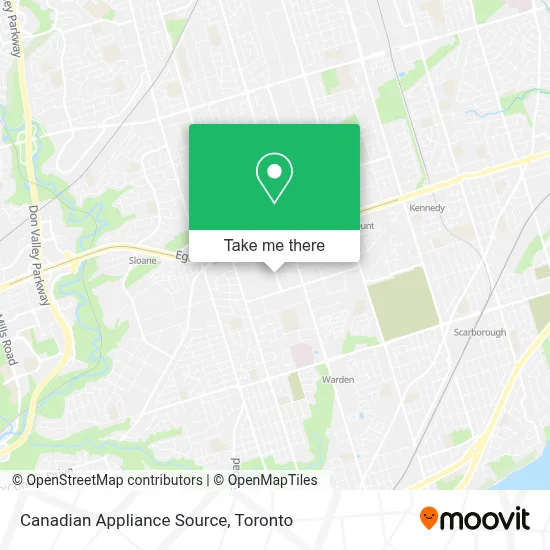 Canadian Appliance Source map