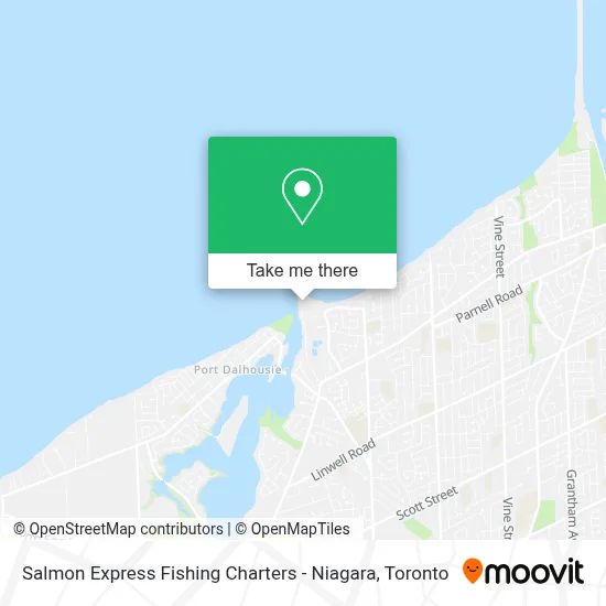 Salmon Express Fishing Charters - Niagara plan