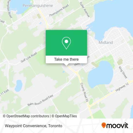 Waypoint Convenience map