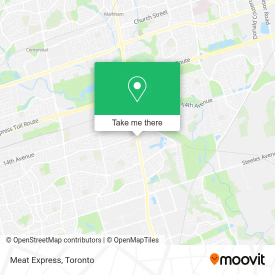 Meat Express map