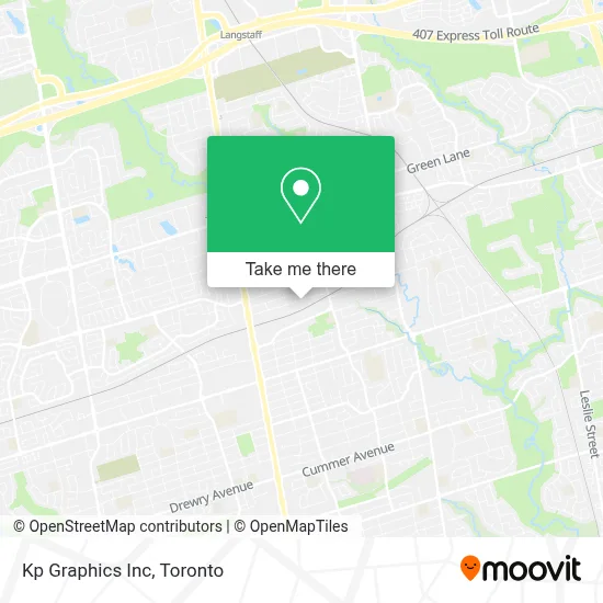 Kp Graphics Inc map