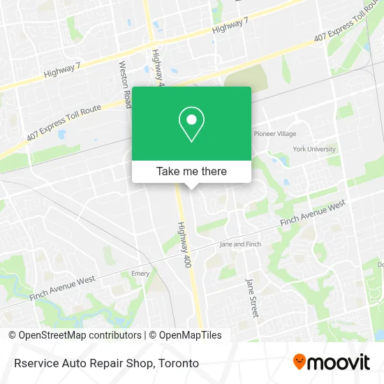 Rservice Auto Repair Shop plan