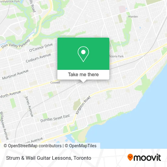 Strum & Wail Guitar Lessons map