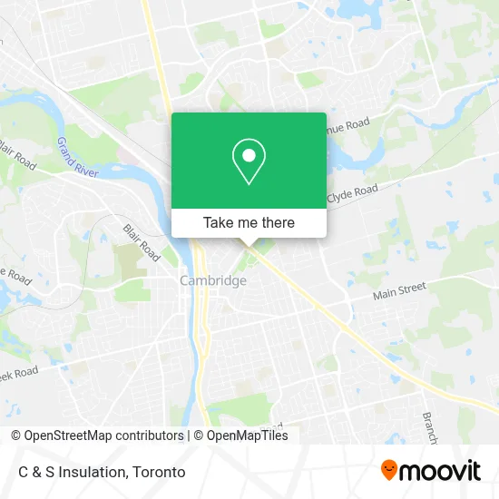 C & S Insulation map