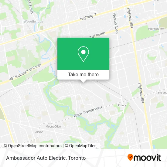 Ambassador Auto Electric map