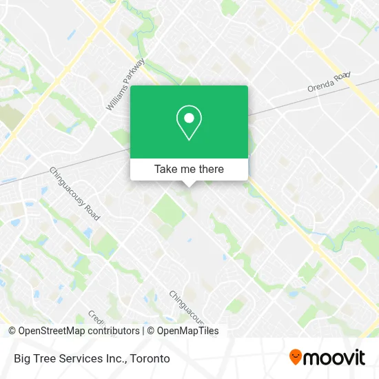 Big Tree Services Inc. map