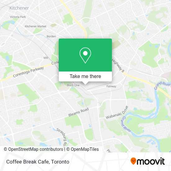 Coffee Break Cafe map