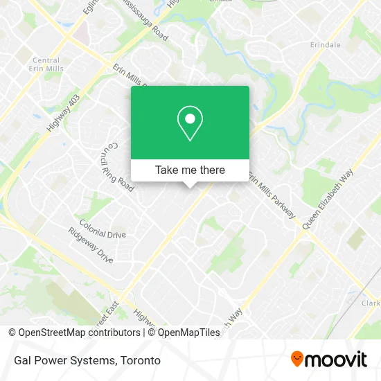 Gal Power Systems map