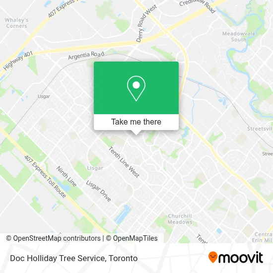 Doc Holliday Tree Service map