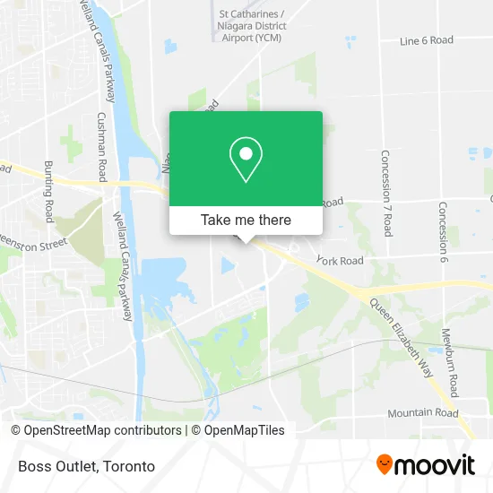 Boss Outlet map