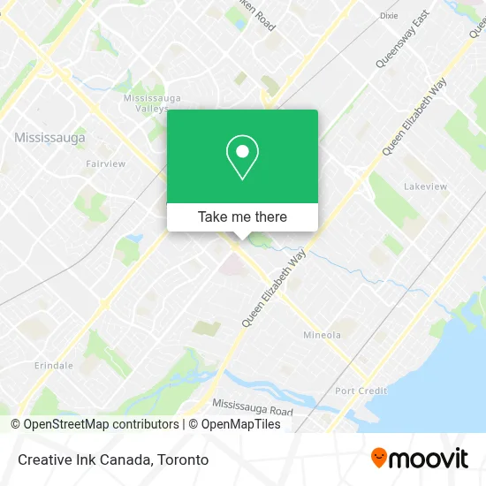 Creative Ink Canada map