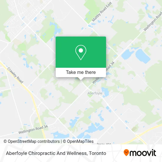 Aberfoyle Chiropractic And Wellness map