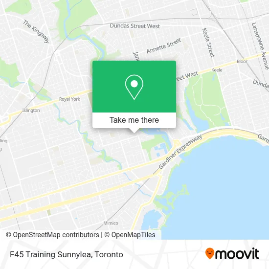 F45 Training Sunnylea map