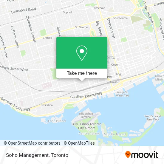 Soho Management map