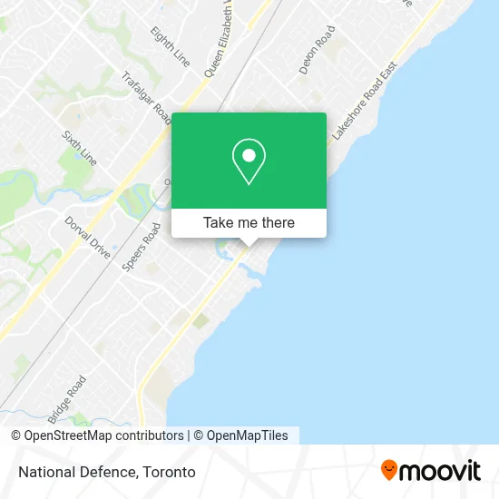 National Defence map
