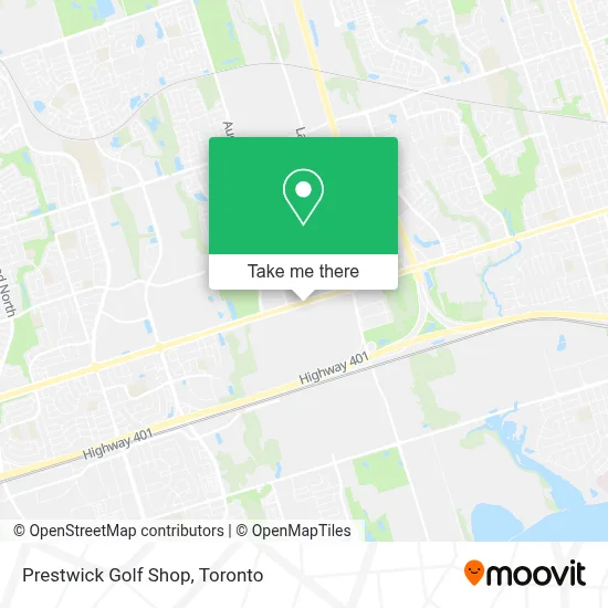 Prestwick Golf Shop map