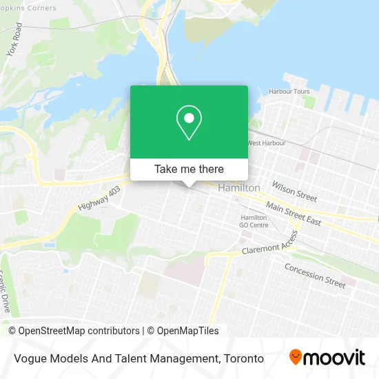 Vogue Models And Talent Management map