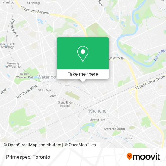 Primespec map