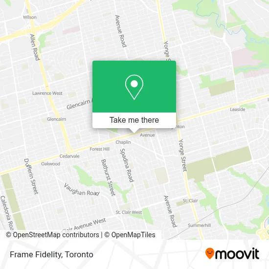 Frame Fidelity map