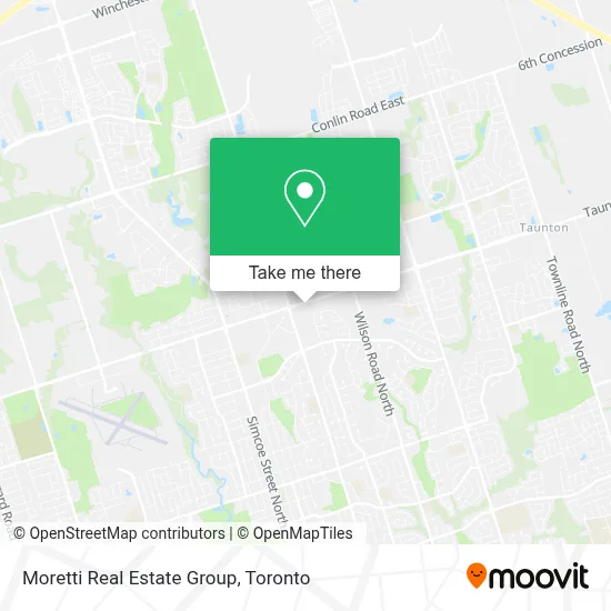 Moretti Real Estate Group map