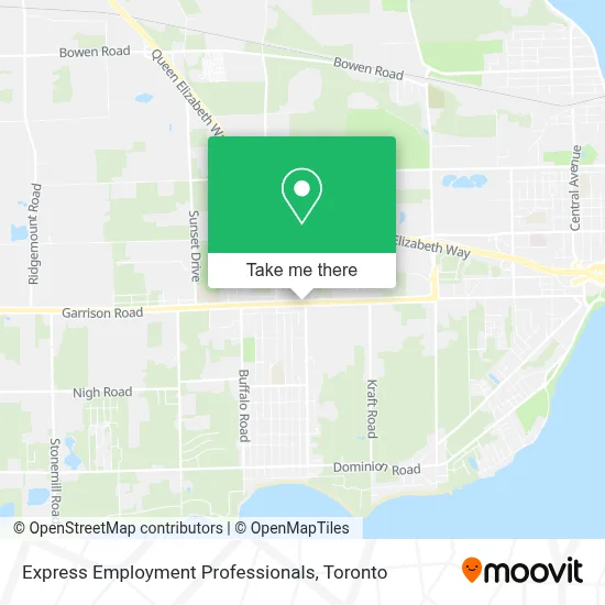 Express Employment Professionals map