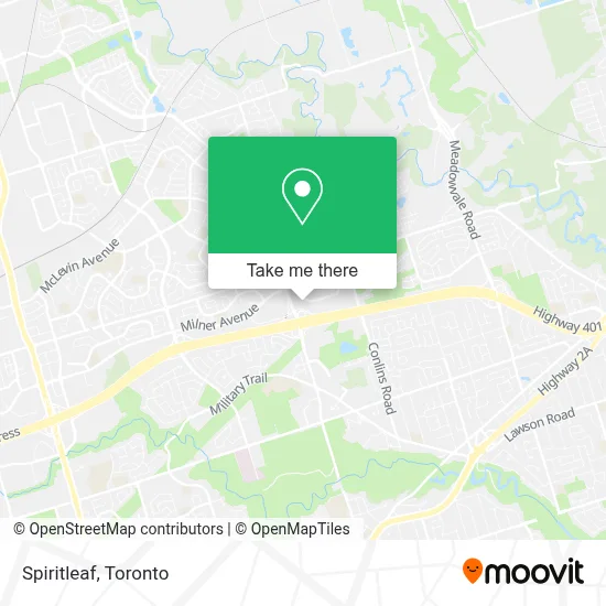 Spiritleaf map