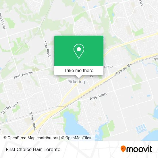 First Choice Hair map