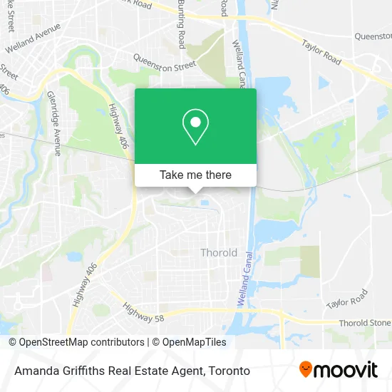 Amanda Griffiths Real Estate Agent map