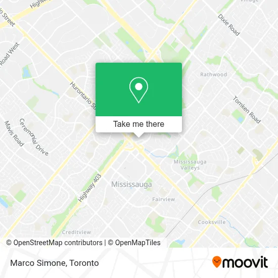 Marco Simone map