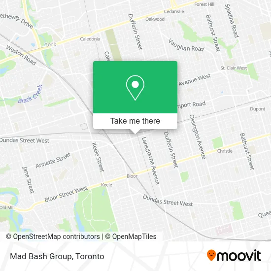 Mad Bash Group map