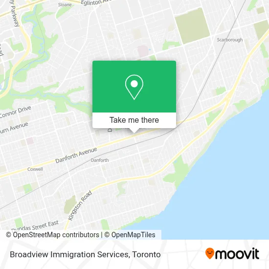 Broadview Immigration Services map