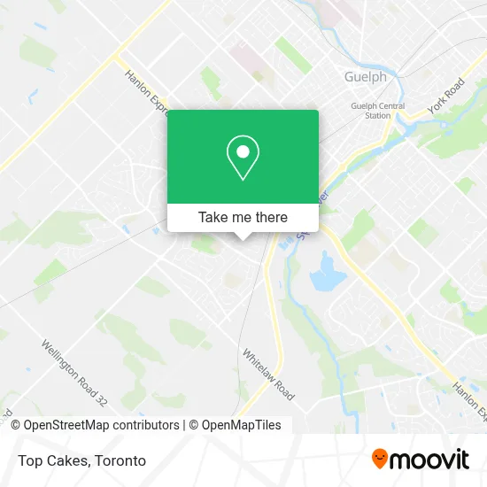 Top Cakes map