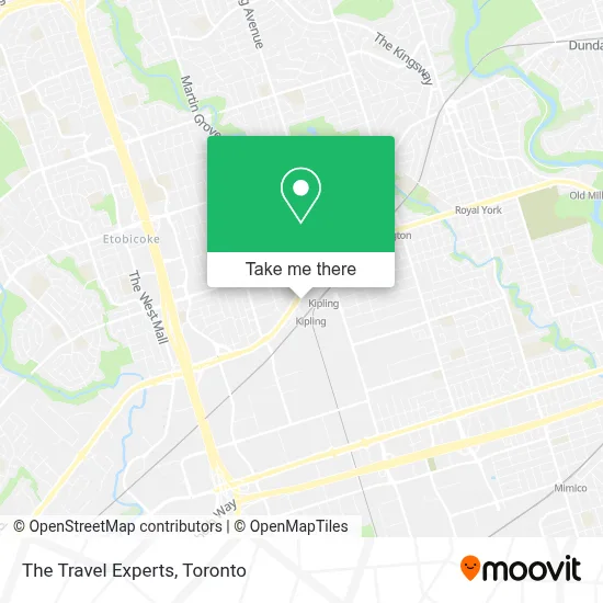 The Travel Experts map