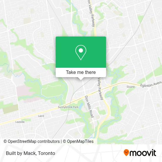 Built by Mack map