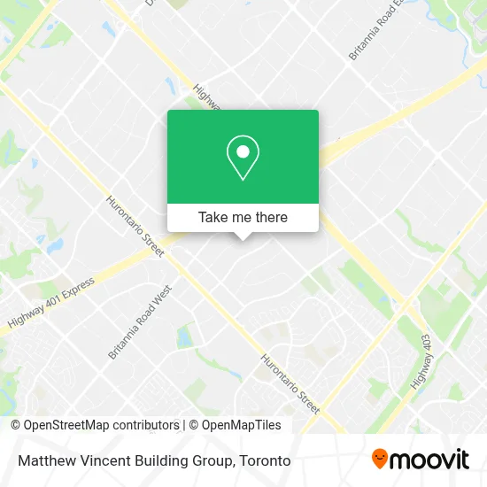 Matthew Vincent Building Group map