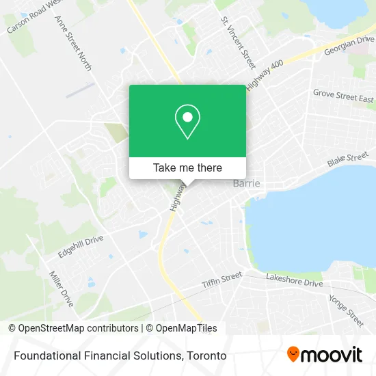 Foundational Financial Solutions map
