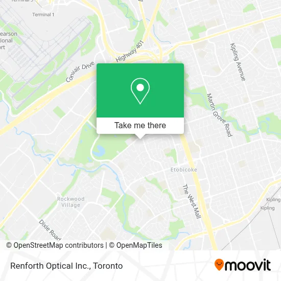 Renforth Optical Inc. map