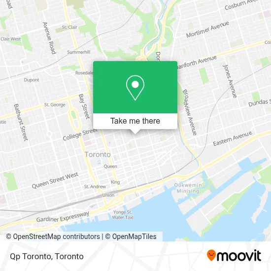 Qp Toronto map