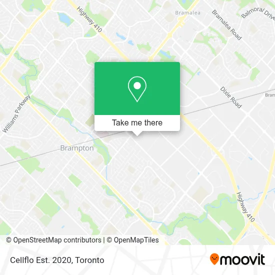 Cellflo Est. 2020 map