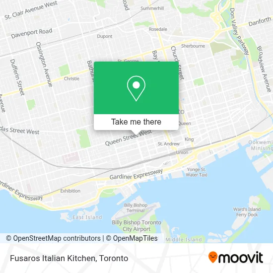 Fusaros Italian Kitchen map