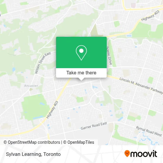 Sylvan Learning map