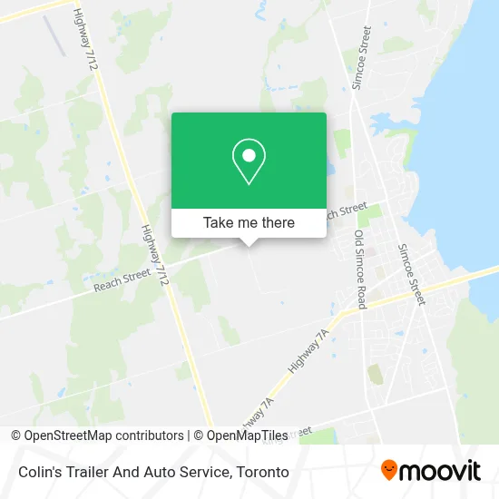 Colin's Trailer And Auto Service map