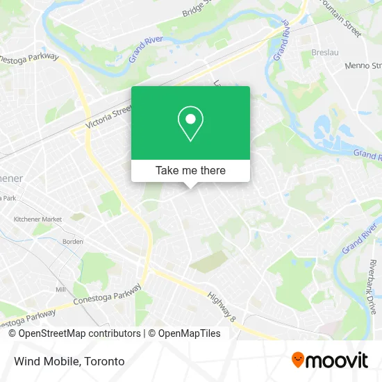 Wind Mobile map