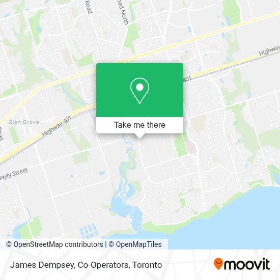 James Dempsey, Co-Operators map