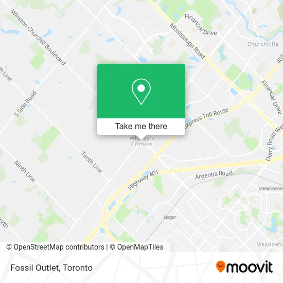 Fossil Outlet map